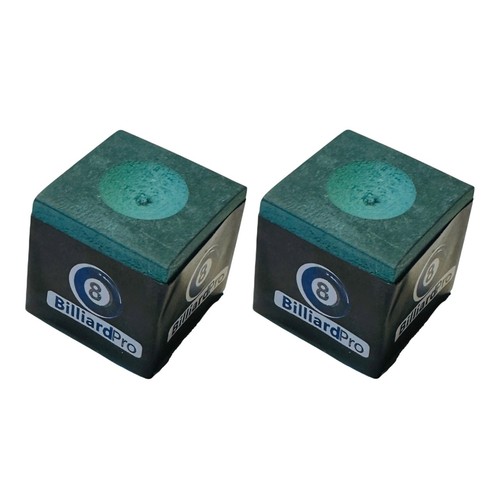Green cue chalks - 2,