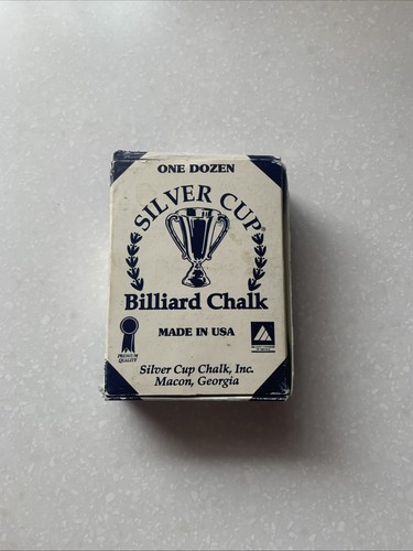 Blue cue chalk slightly - , used
