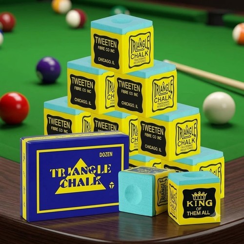 Pack snooker chalk for - 12,