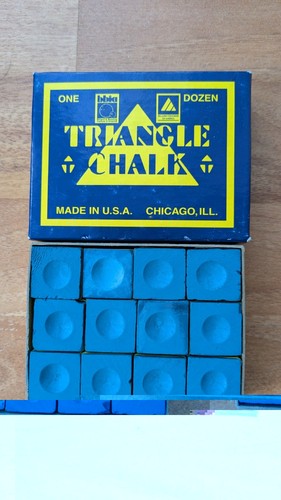 New cue chalk - new, blue
