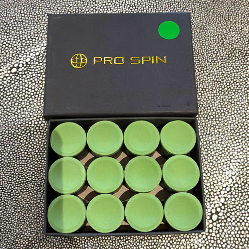 Pro spin green cue chalk - pro,